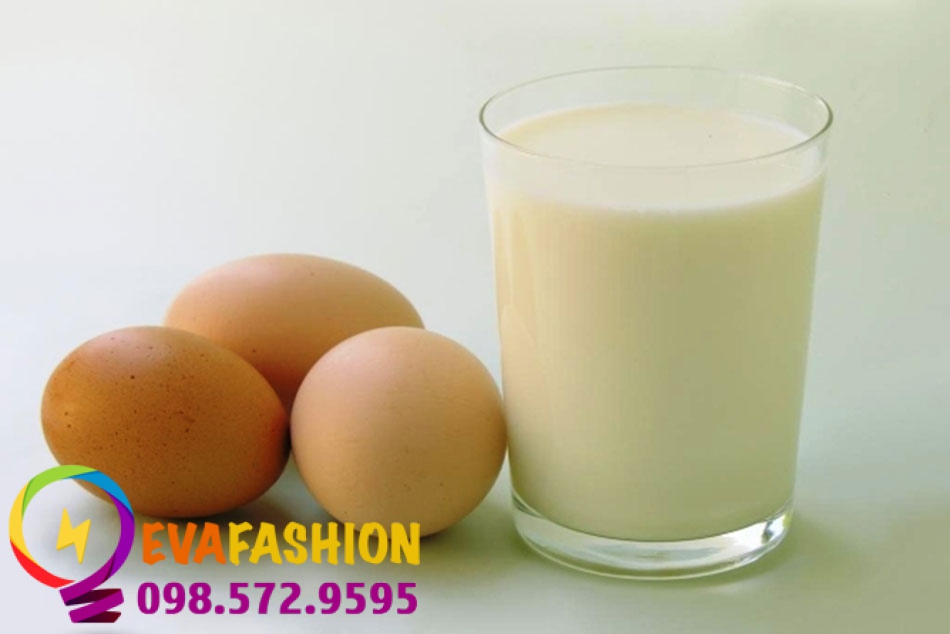 Kết hợp sữa tươi và trứng là phương pháp nuôi dưỡng da vô cùng hiệu quả