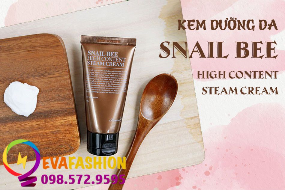 Benton Snail Bee High Content Steam Cream là dòng kem dưỡng da đặc biệt trong dòng sản phẩm Snail Bee.