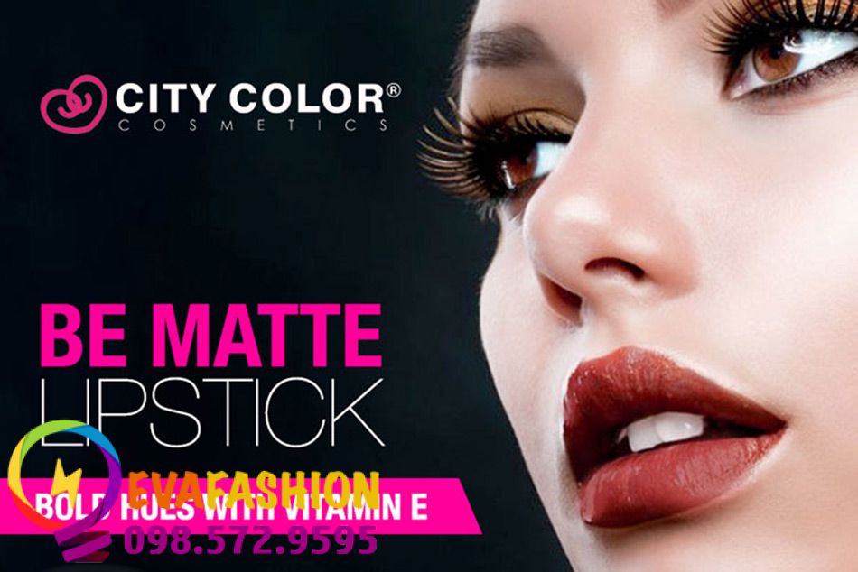 Son thỏi lì City Color Be Matte Lipstick - Lựa chọn hoàn hảo cho những cô nàng cá tính.