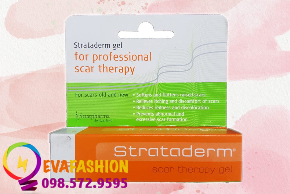 Thuốc trị sẹo rỗ Strataderm là sản phẩm có nguồn gốc từ Thụy Sỹ