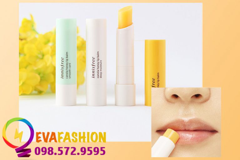 Review Son dưỡng môi Innisfree Canola Honey Lip Balm
