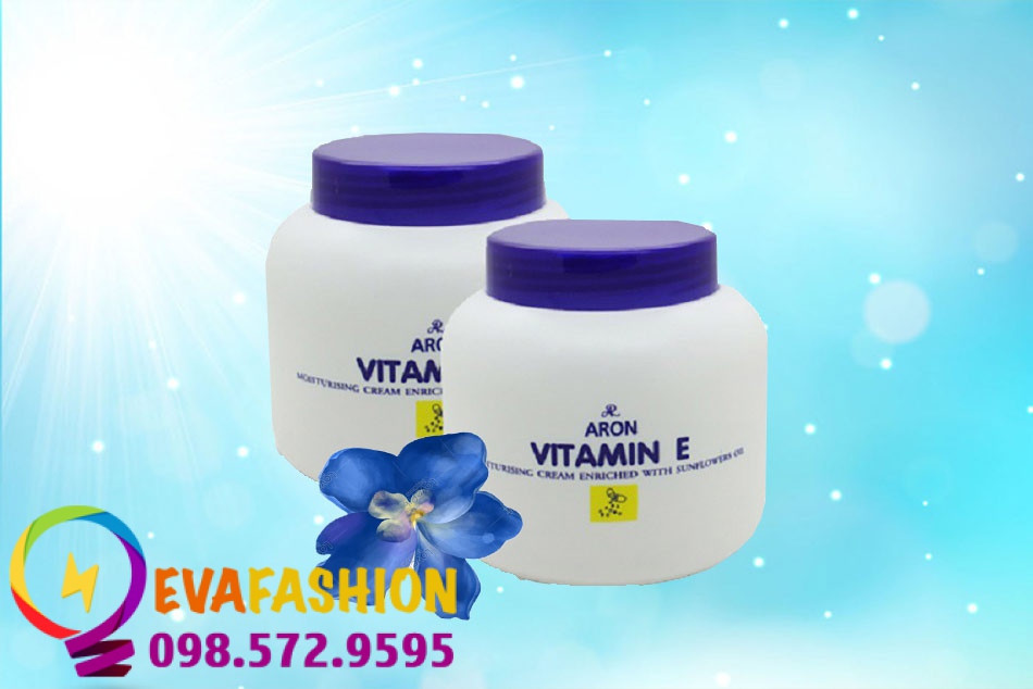 Hình ảnh kem dưỡng ẩm body trắng da Vitamin E ARON