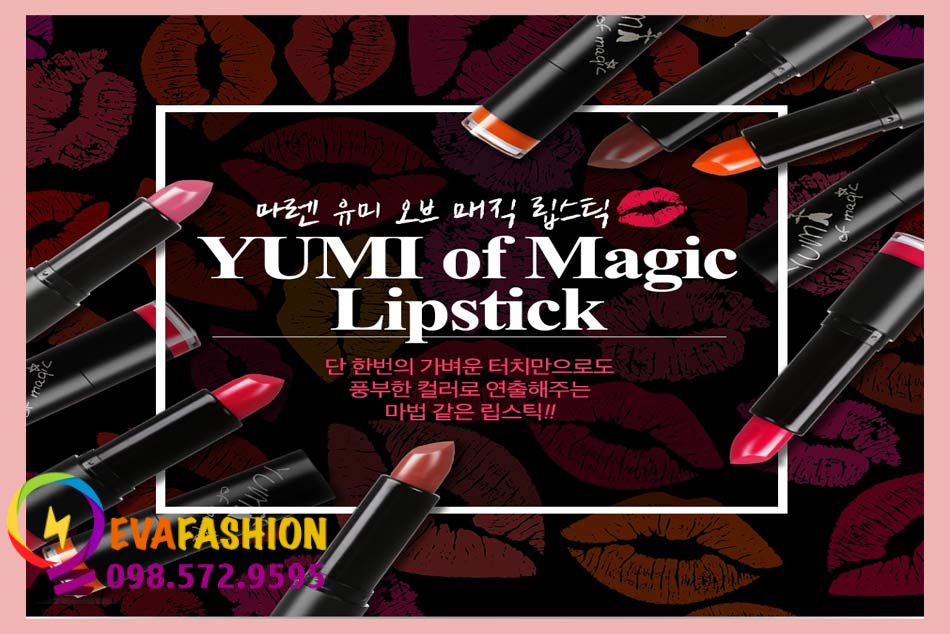 Dòng son lì Yumi Of Magic Lipstick thuộc thương hiệu Marraine đến từ Hàn Quốc