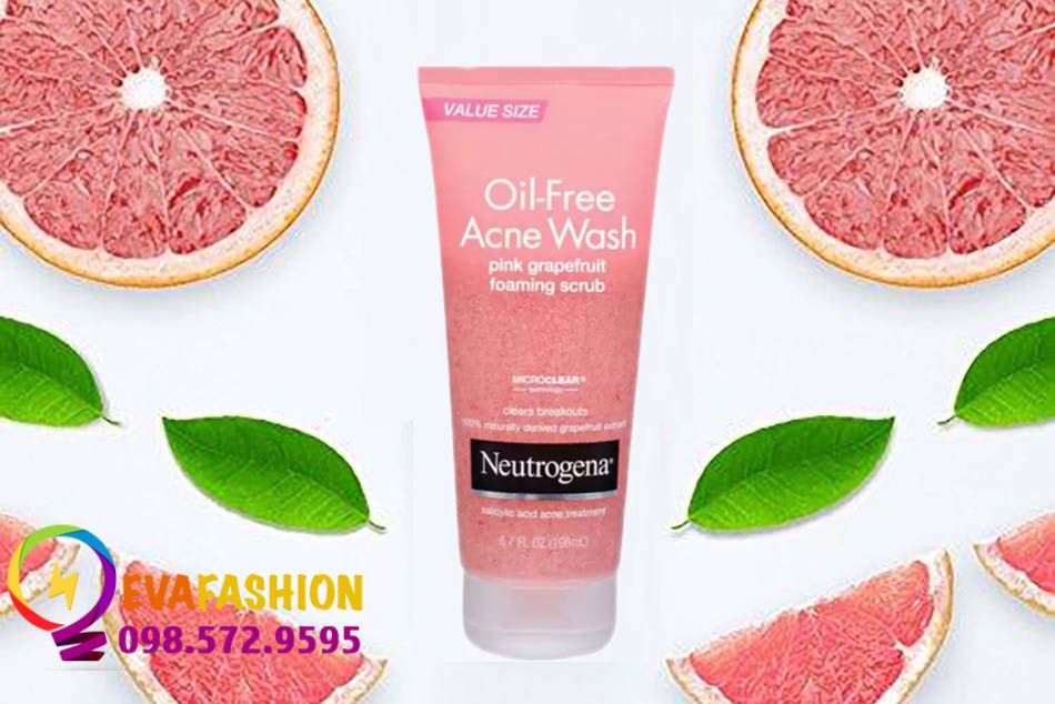 Hình ảnh Sữa rửa mặt Sữa rửa mặt Neutrogena Oil Free Acne Wash Pink Grapefruit