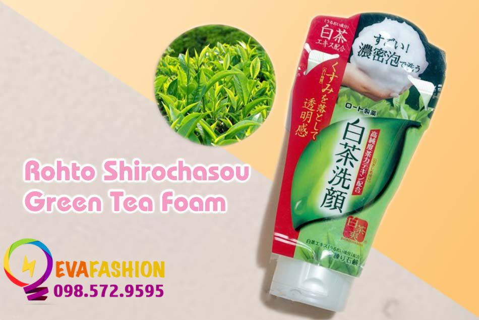 Hình ảnh Rohto Shirochasou Green Tea Foam
