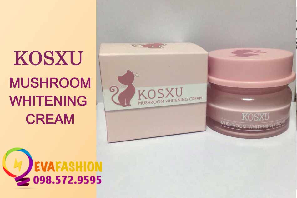 Kem dưỡng mèo hồng Kosxu Mushroom Whitening Cream
