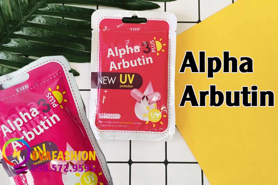 Viên kích trắng Alpha Arbutin 3 Plus