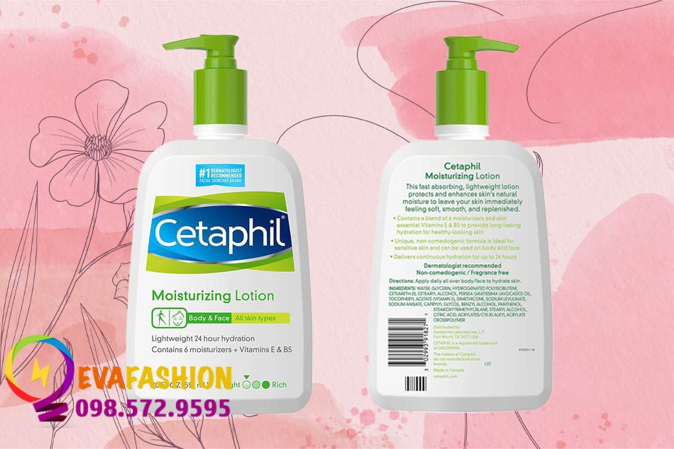 Cetaphil moisturizing lotion Face & Body all skin types 20 FL OZ (591ml)