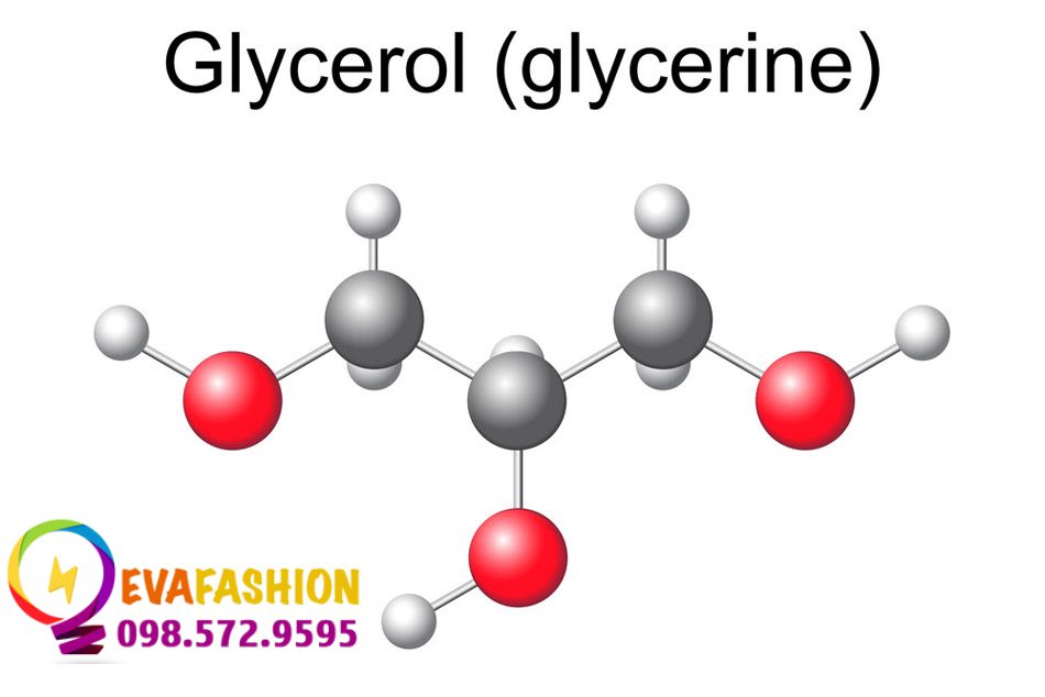 Hình ảnh công thức phân tử của Glycerin