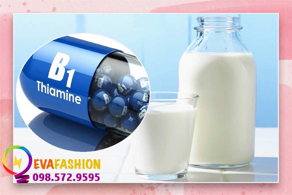Tắm trắng bằng vitamin B1 và sữa tươi
