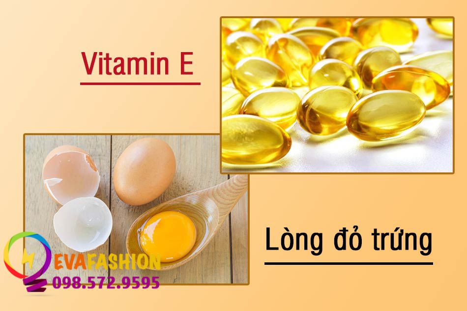 Vitamin E kết hợp với lòng đỏ trứng gà trị sẹo rỗ