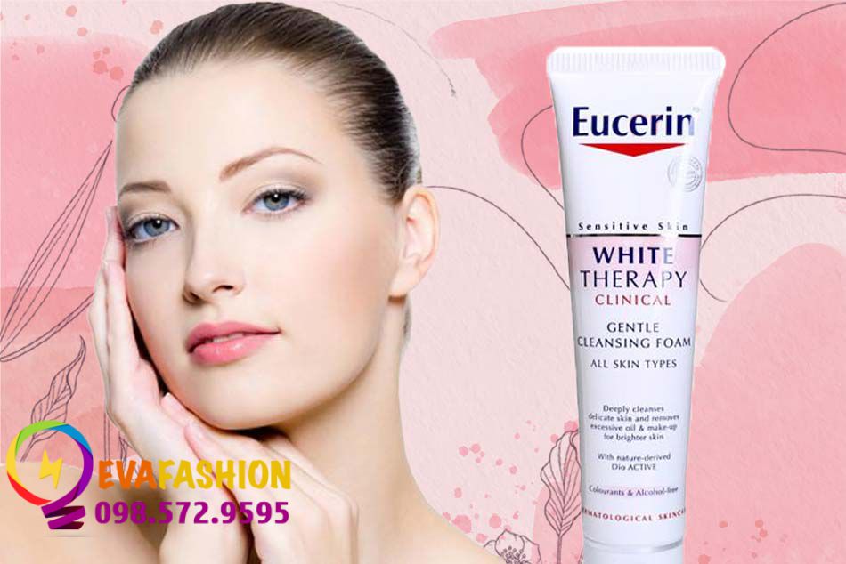 Sữa rửa mặt làm sáng da Eucerin White Therapy Cleansing Foam