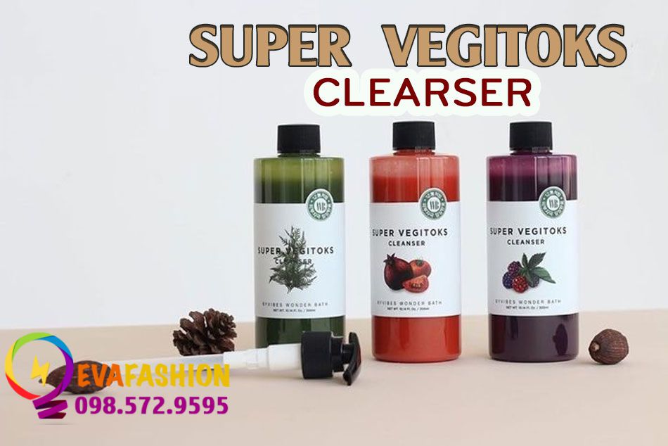 Sữa rửa mặt rau củ Super Vegitoks Cleanser
