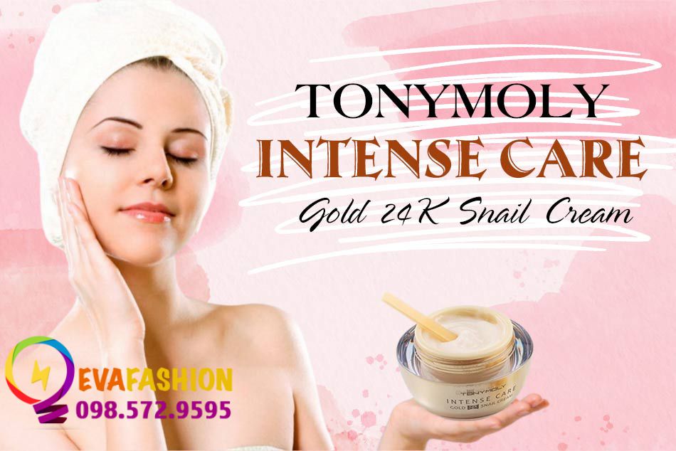 Kem dưỡng ốc sên Tonymoly Intense Care Gold 24K Snail Cream