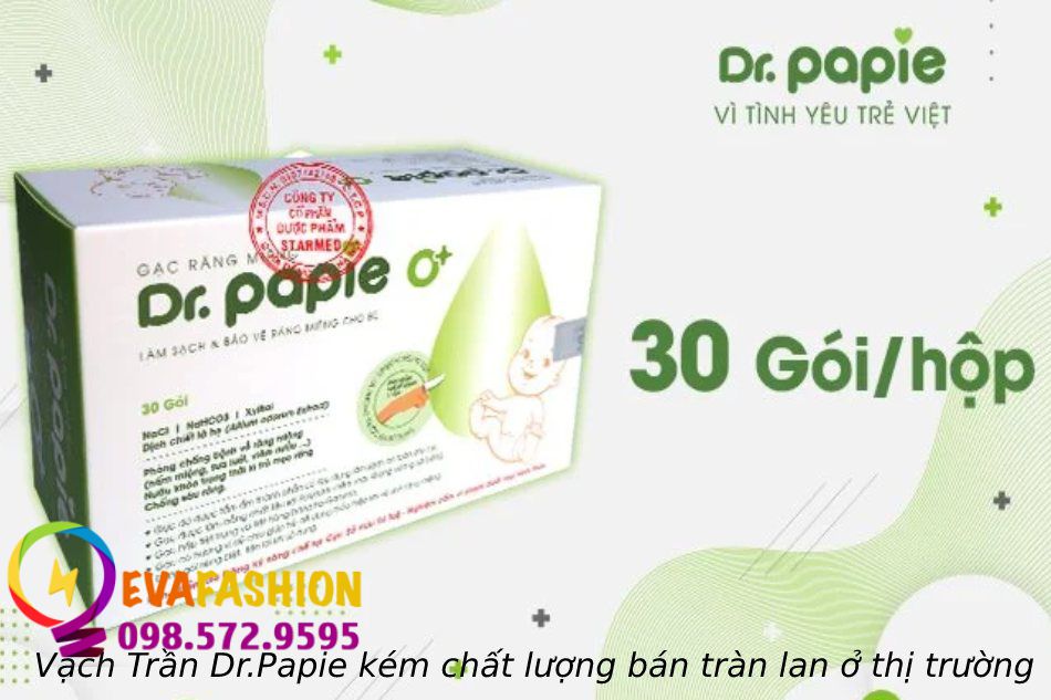 Vạch Trần Dr.Papie kém chất lượng bán tràn lan ở thị trường