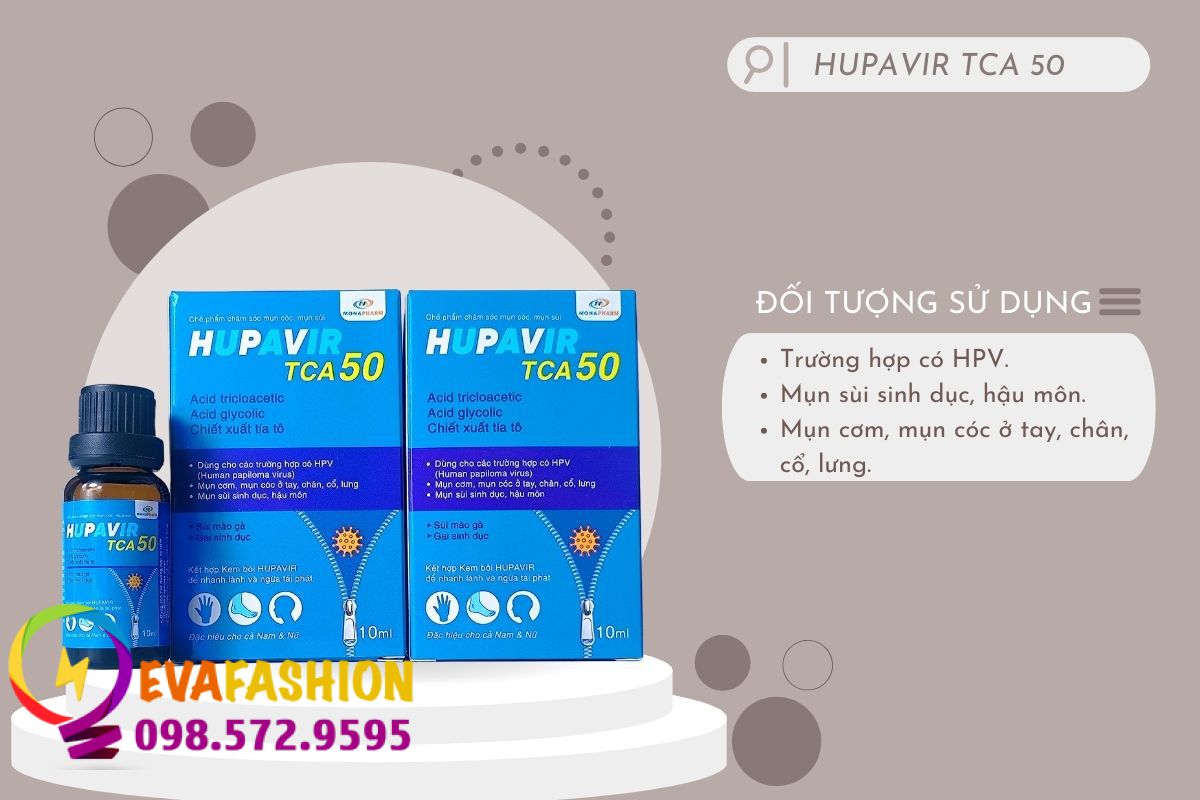 Đối tượng sử dụng Hupavir TCA 50